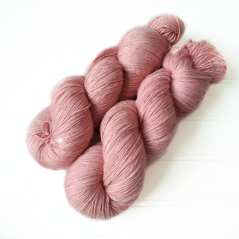 Single Ply Sock/Fingering Weight - Sunkissed Cherry