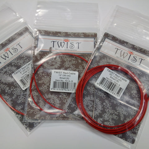 ChiaoGoo Red Twist Cables Small