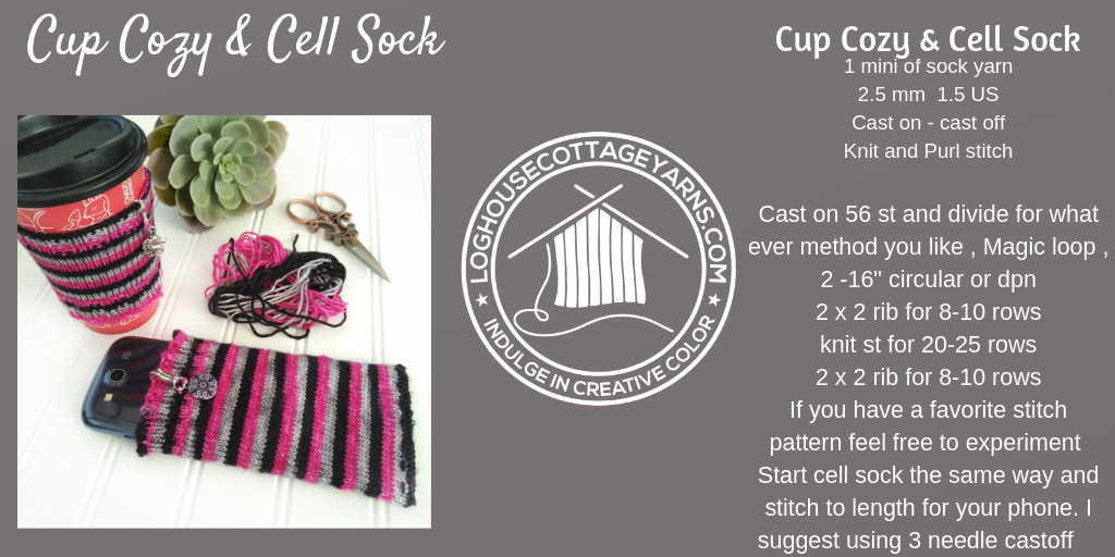 Cup Cozy & Cell Sock
