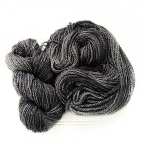 Cozy Chunky hand dyed Yarn - Squirrel Gray