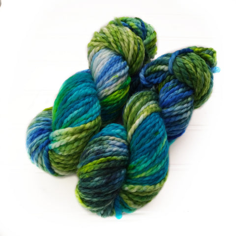 North Woods Bulky Hand dyed yarn - Northern Light
