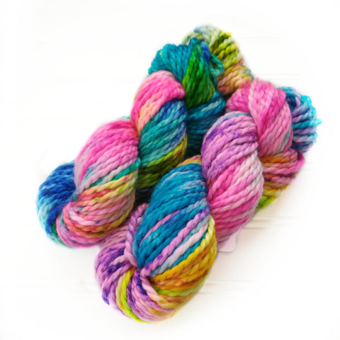 North Woods Bulky Hand dyed yarn - Party