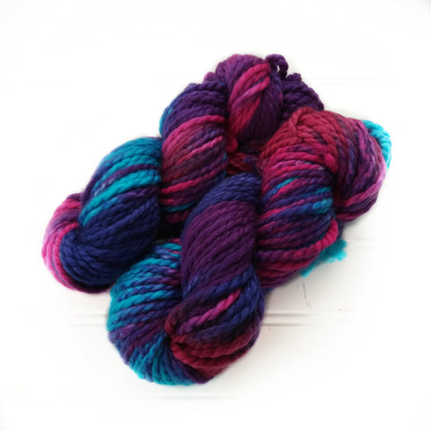 North Woods Bulky Hand dyed yarn - Gems