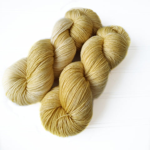 Single Ply Sock/Fingering Weight - Soft Wheat