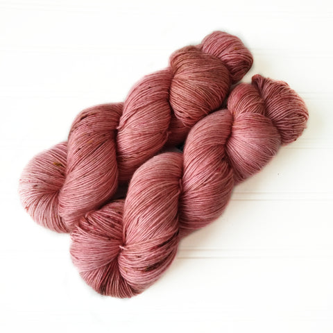 Single Ply Sock/Fingering Weight - Cherry Muffin