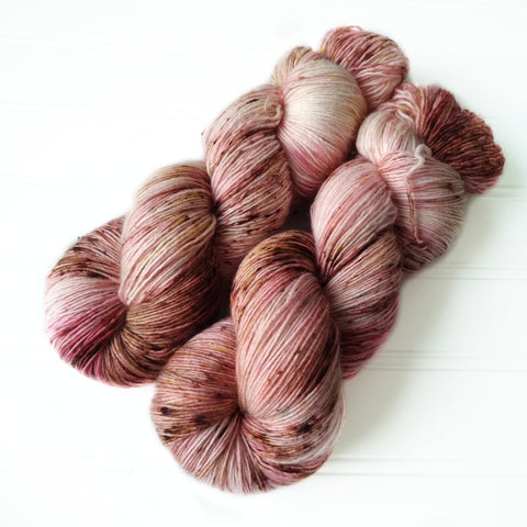 Single Ply Sock/Fingering Weight - Cherry Blossom