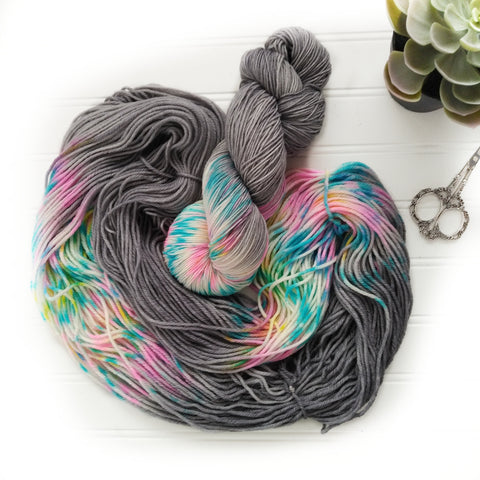 Cloudy With Glitter - Softy Worsted