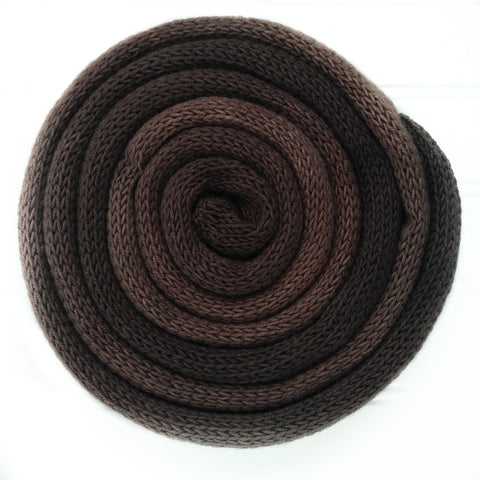 Knit blank dyed Squishy Sock Yarn - Brown