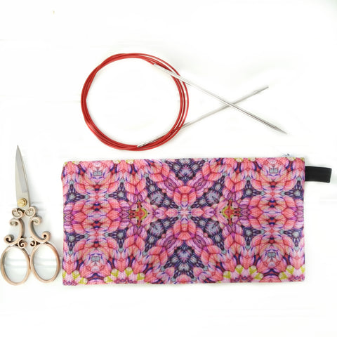 Zipper Notions Pouch - Electric Popsicle